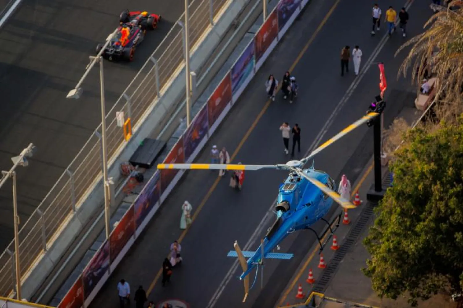 جانب من التجارب التأهيلية (تصوير: عبد الله الفالح)