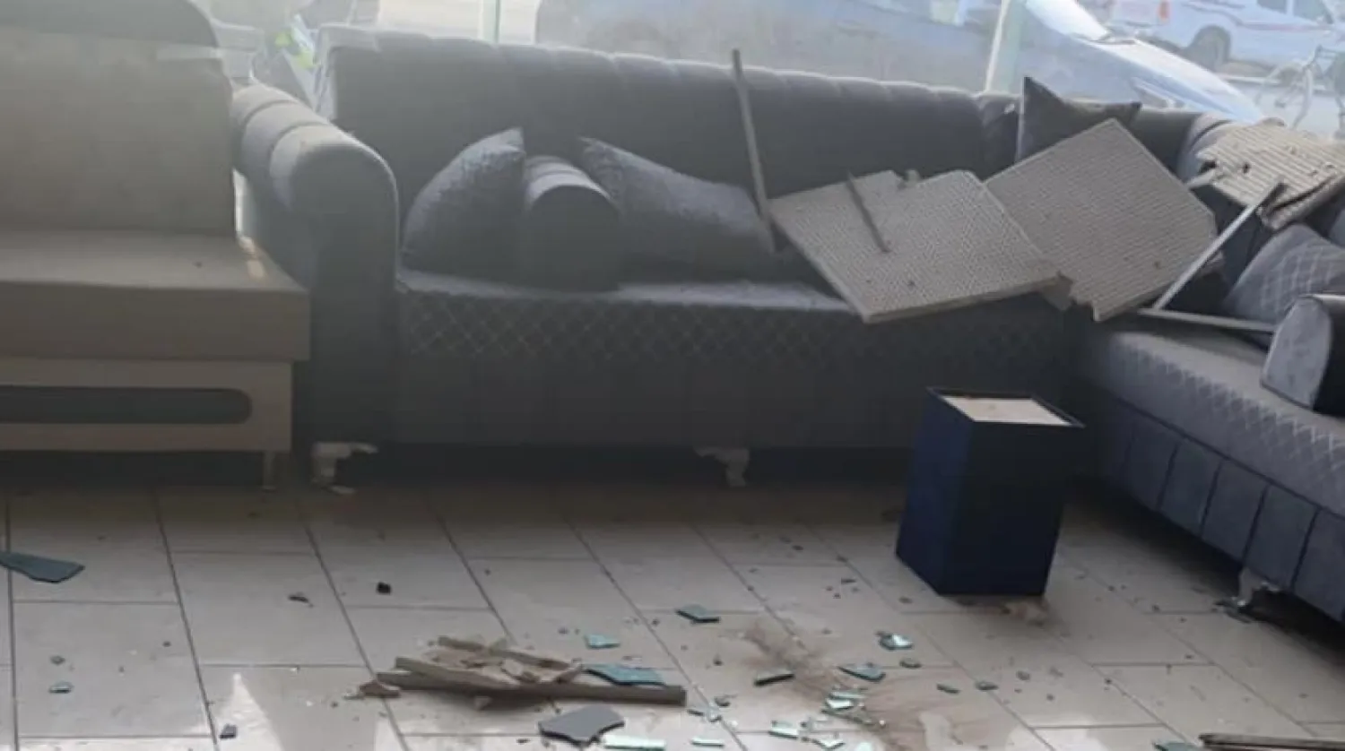 Damage is seen following a Houthi attack against Saudi Arabia on Friday. (SPA)