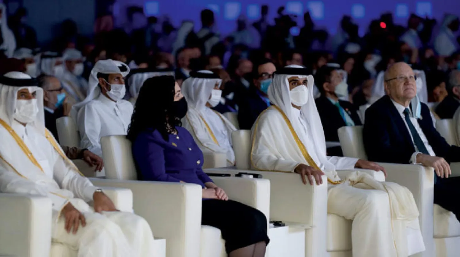 افتتاح مؤتمر حوار الدوحة أمس (القطرية)