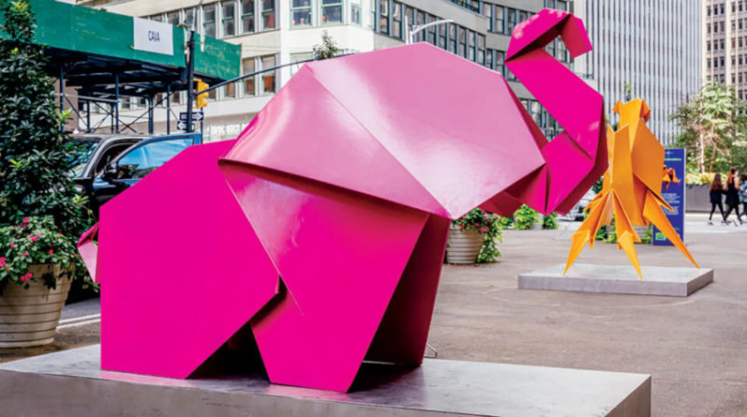 تمثال لفيل في بارك أفينيو (نيويورك سيتي)