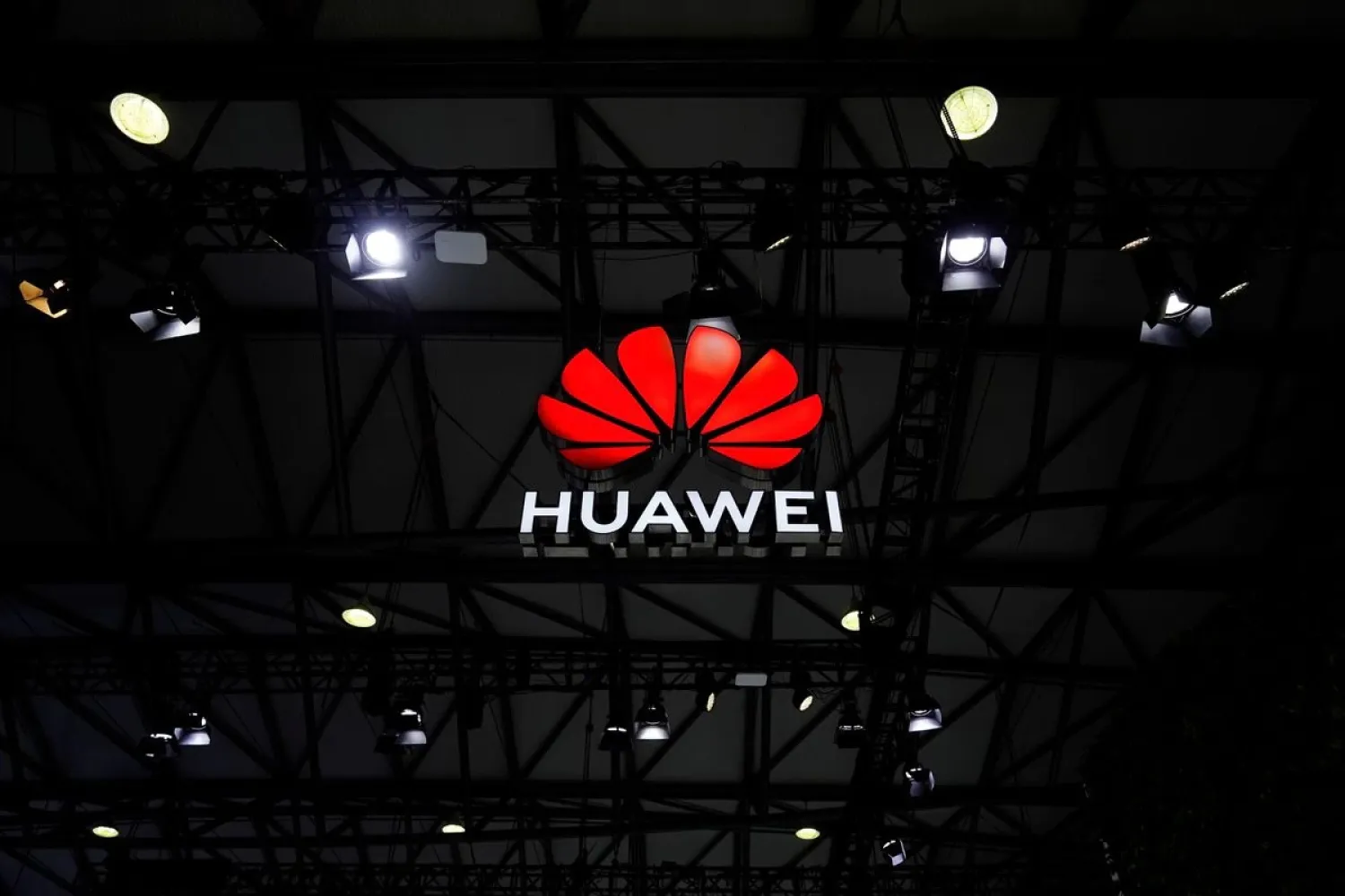 A Huawei logo is seen at the Mobile World Congress (MWC) in Shanghai, China February 23, 2021. (Reuters)