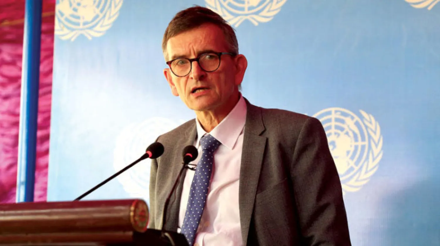 فولكر بيرتس رئيس بعثة «يونيتامس» (أ.ف.ب)