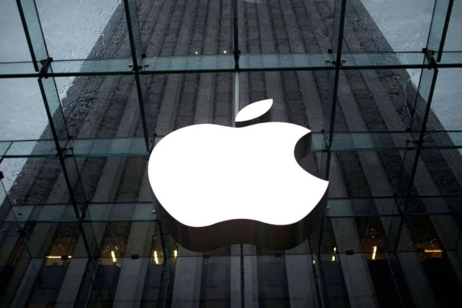 The Apple Inc. logo is seen in the lobby of New York City's flagship Apple store January 18, 2011. (Reuters)