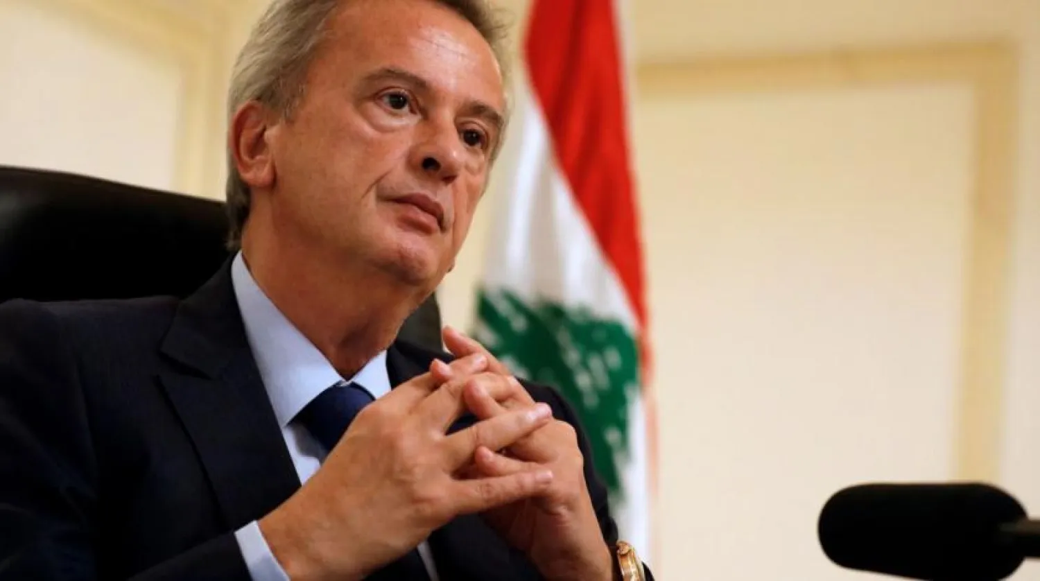 Central Bank Governor Riad Salameh. Reuters