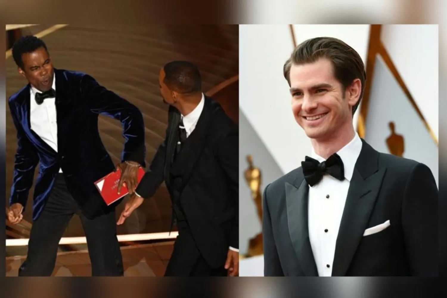 Andrew Garfield, Will Smith'le aynı kategoride aday gösterilmişti (Fotoğraflar: AFP)