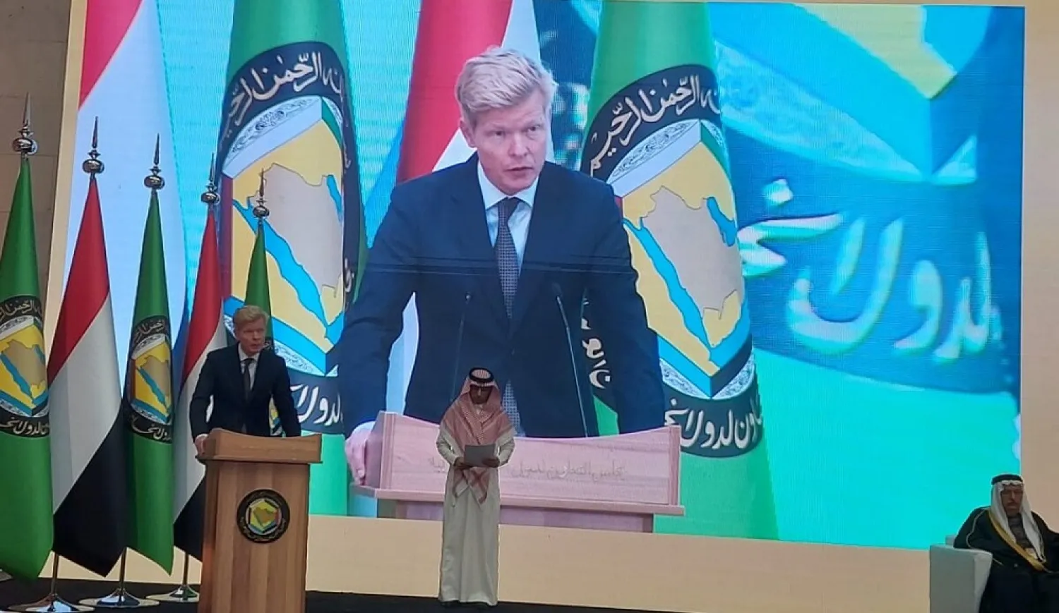 Grundberg at the Yemen consultations in Riyadh. (Office of the Special Envoy of the Secretary-General for Yemen)