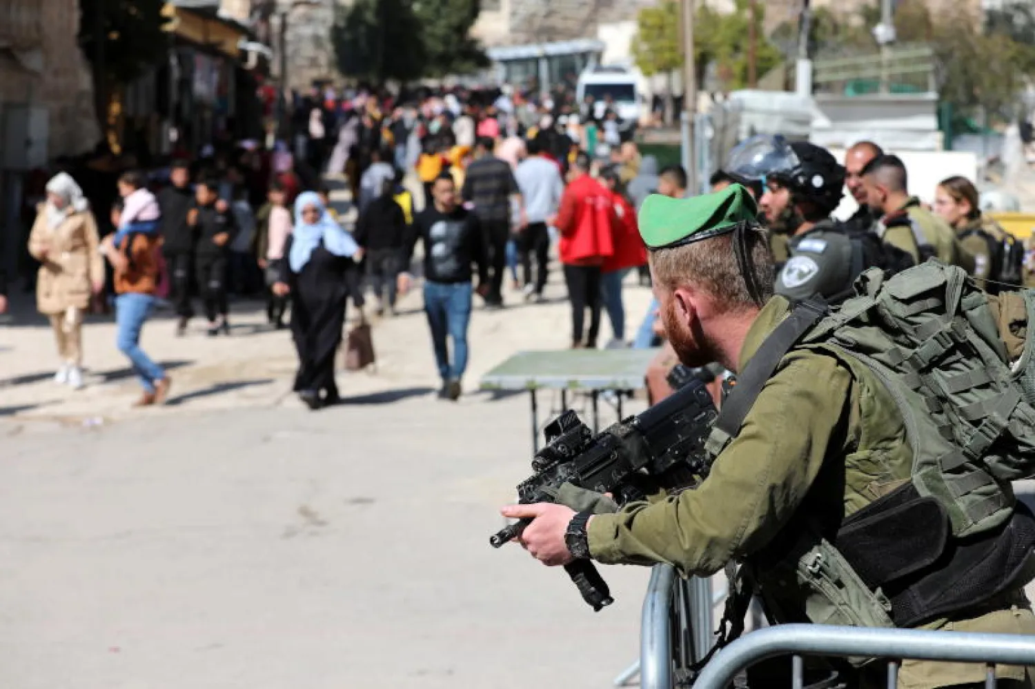 دعت المجتمع الدولي ومجلس الأمن الدولي إلى الضغط على إسرائيل (إ.ب.أ)