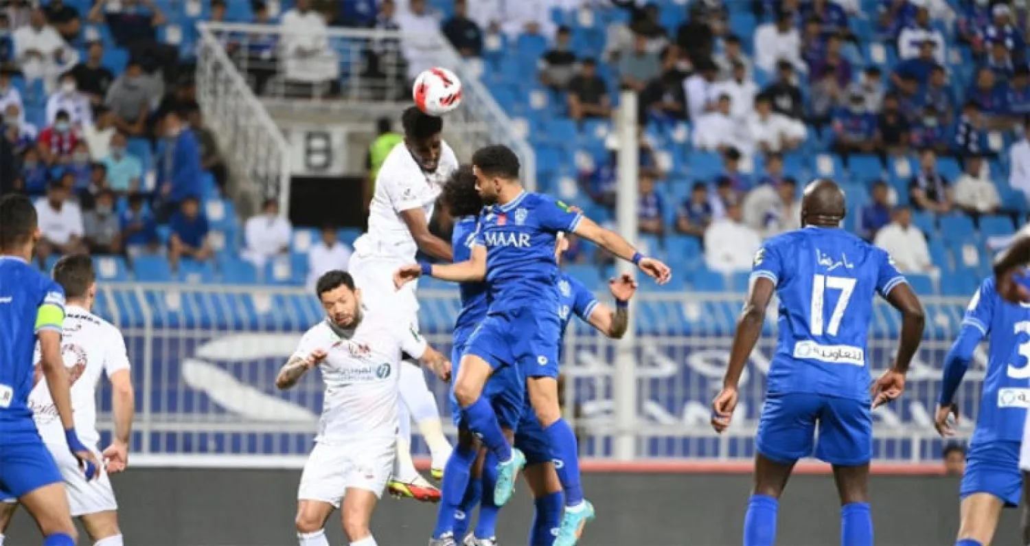 من مباراة الهلال الأخيرة أمام الشباب في بطولة كأس الملك "تصوير: عبدالرحمن السالم"