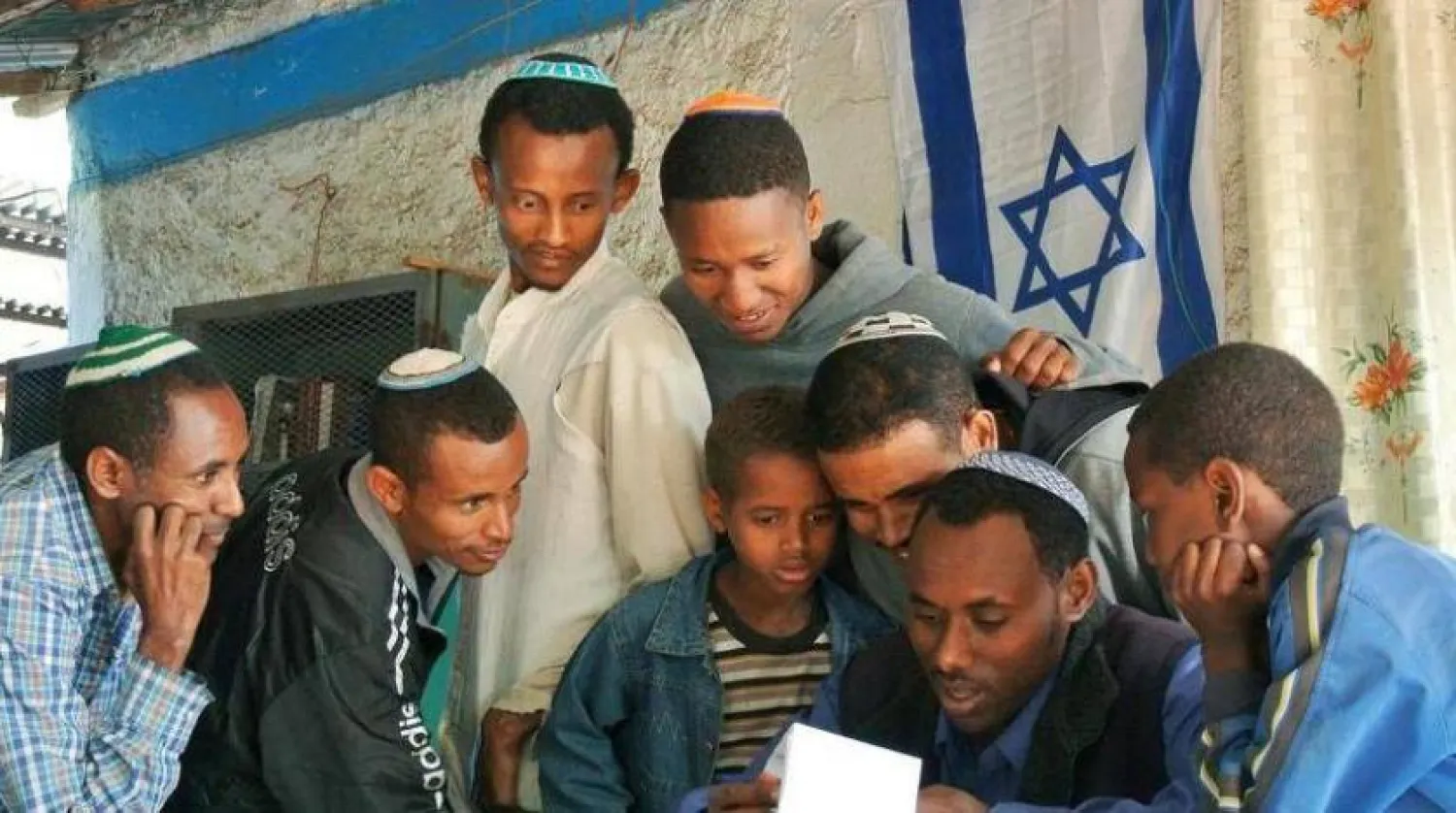 The Falasha Jews in Israel account for 180,000 people. (Photo: AFP)

