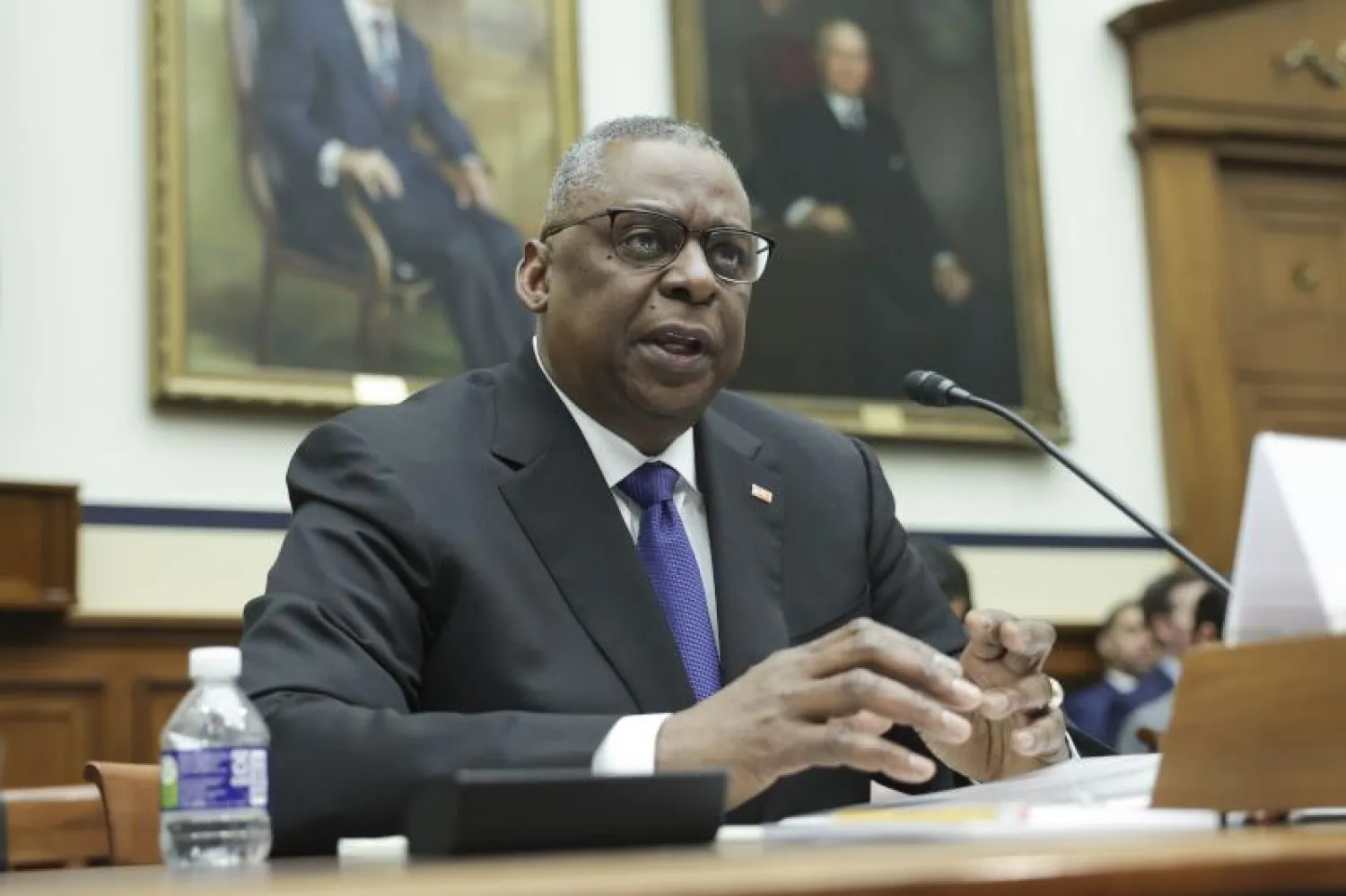 وزير الدفاع الأميركي لويد أوستن (أ.ف.ب)