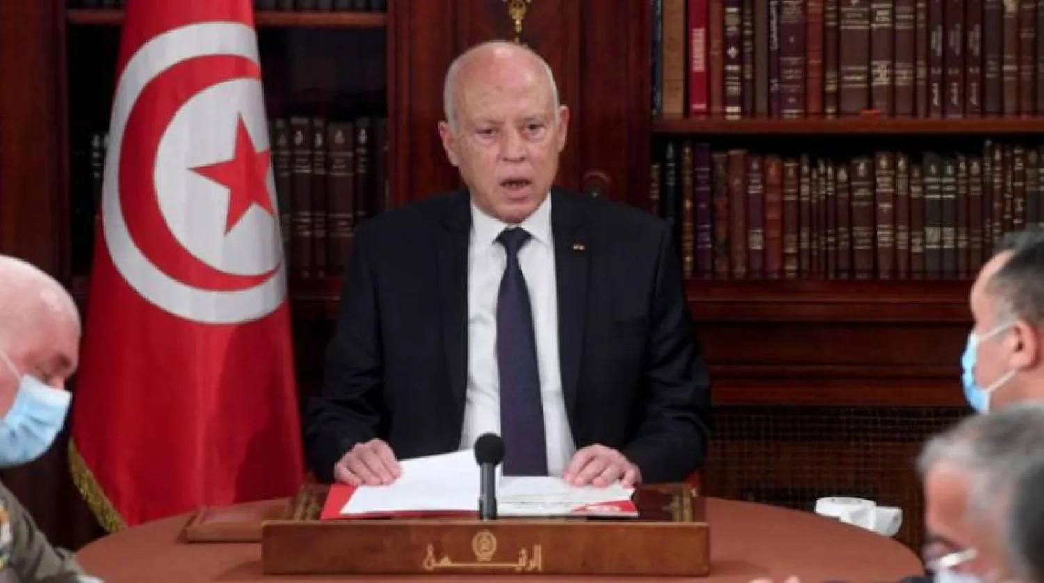 الرئيس التونسي قيس سعيد (أرشيفية-أ.ب)