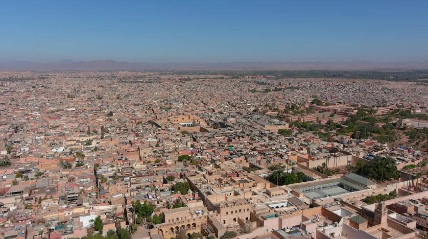 An aerial view of Marrakech, Morocco November 10, 2021. REUTERS/Ilan Rosenberg/File Photo
