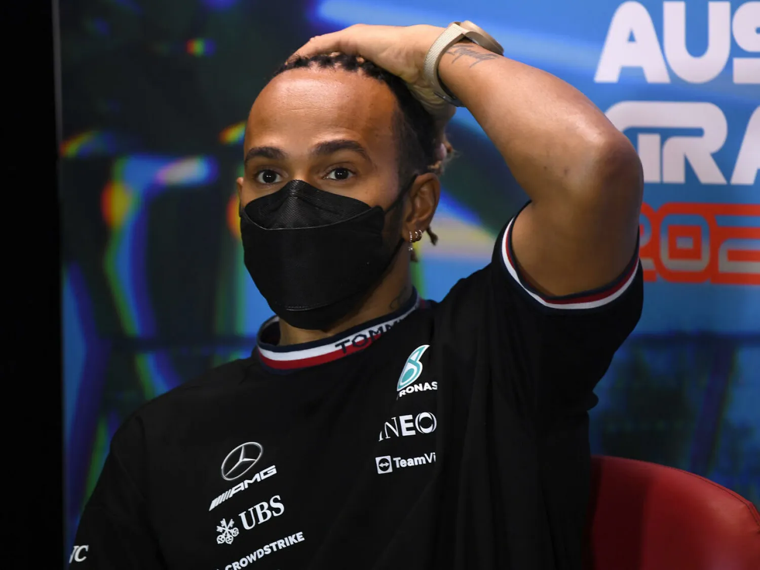 British driver Lewis Hamilton says that he has several piercings. William WEST AFP
