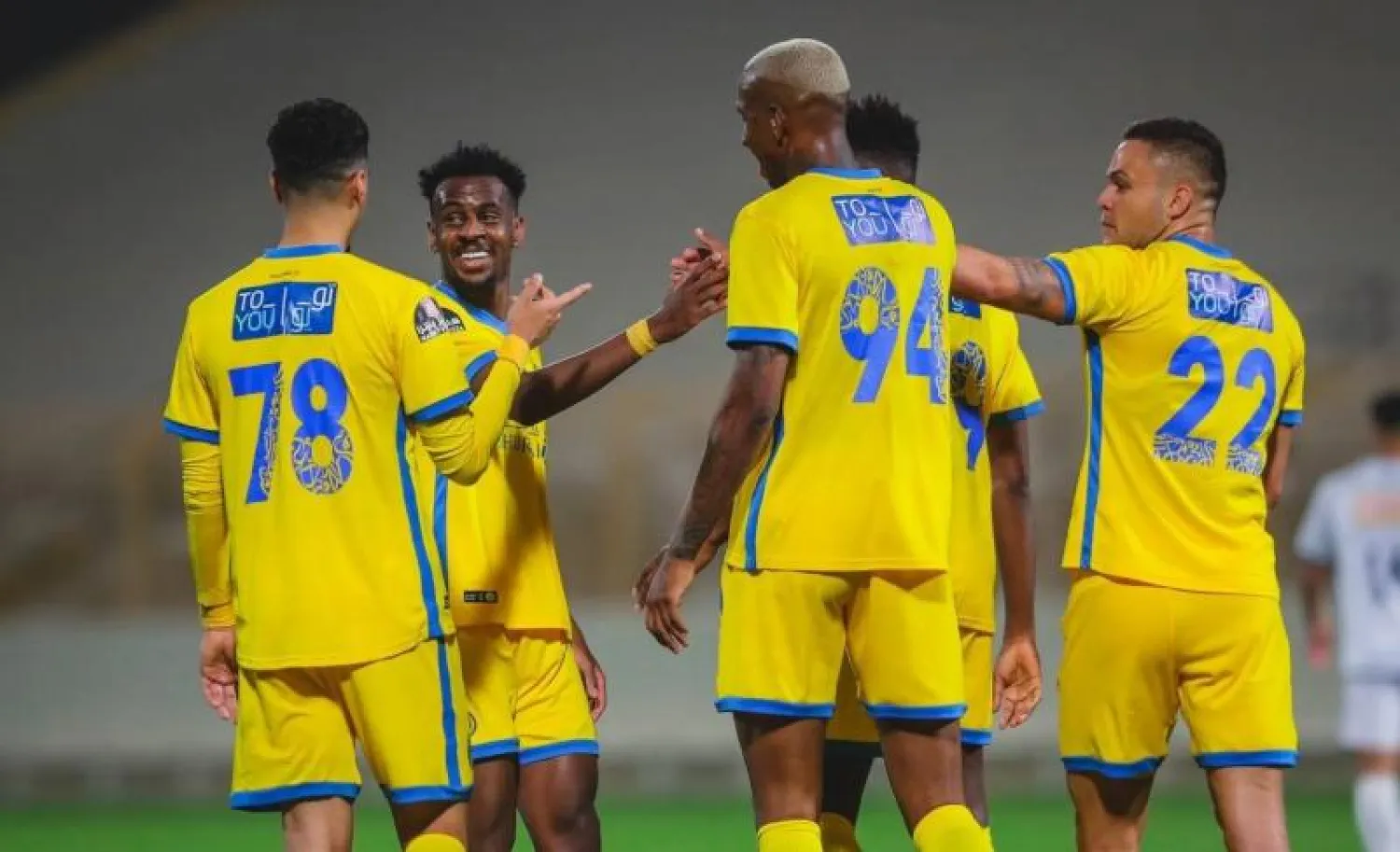 جانب من مواجهة النصر والحزم الودية (المركز الإعلامي لنادي النصر)
