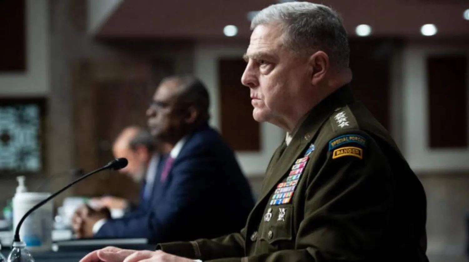 US Chairman of the Joint Chiefs of Staff, General Mark Milley in Washington (AFP)
