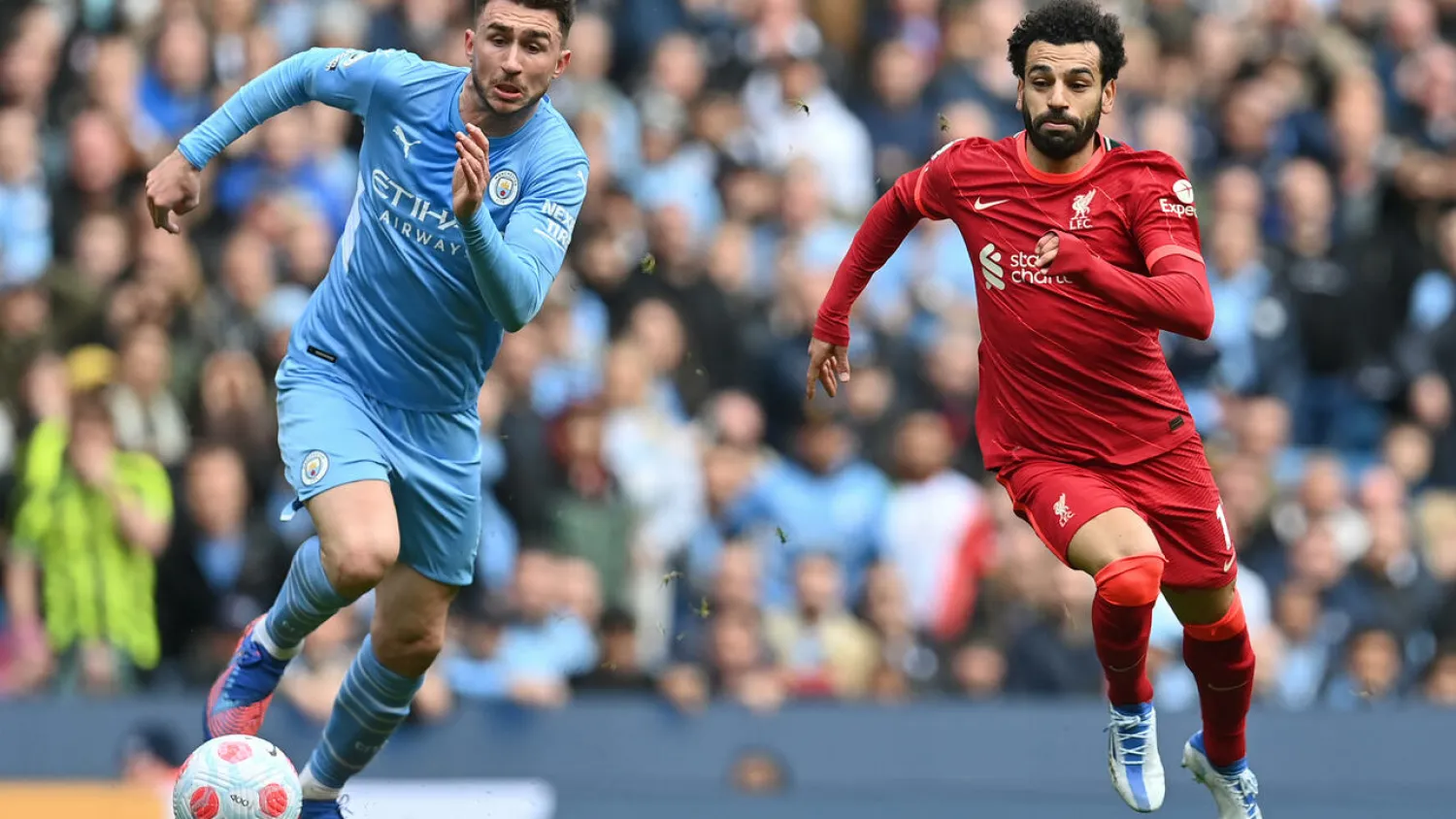 Manchester City and Liverpool have been the outstanding Premier League teams in recent years Paul ELLIS AFP

