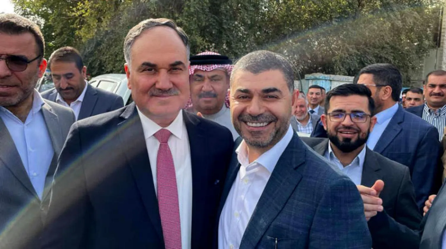 صورة تداولها رواد مواقع التواصل للعيساوي في بغداد بعد غياب لنحو 9 سنوات