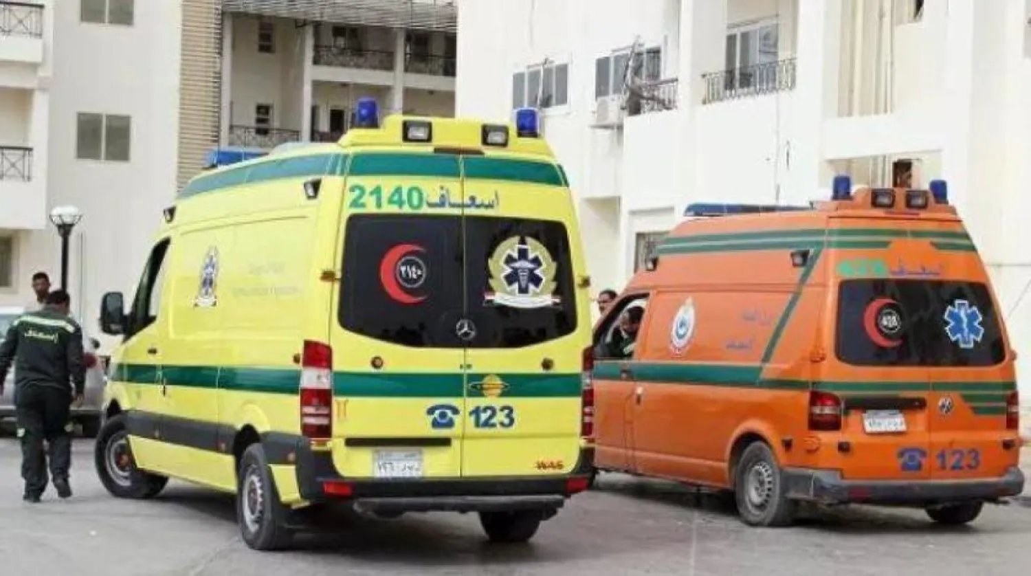 Reuters file photo of ambulances in Egypt