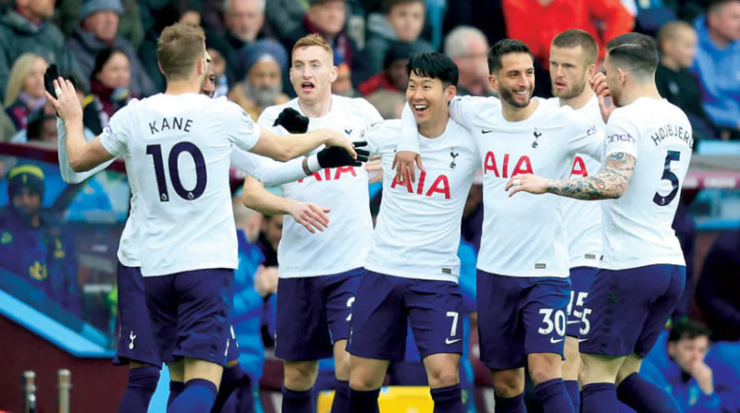 أصبح توتنهام المرشح لحصد المركز الرابع في الدوري الانجليزي بعد الفوز في 4 مباريات متتالية (أ.ف.ب)