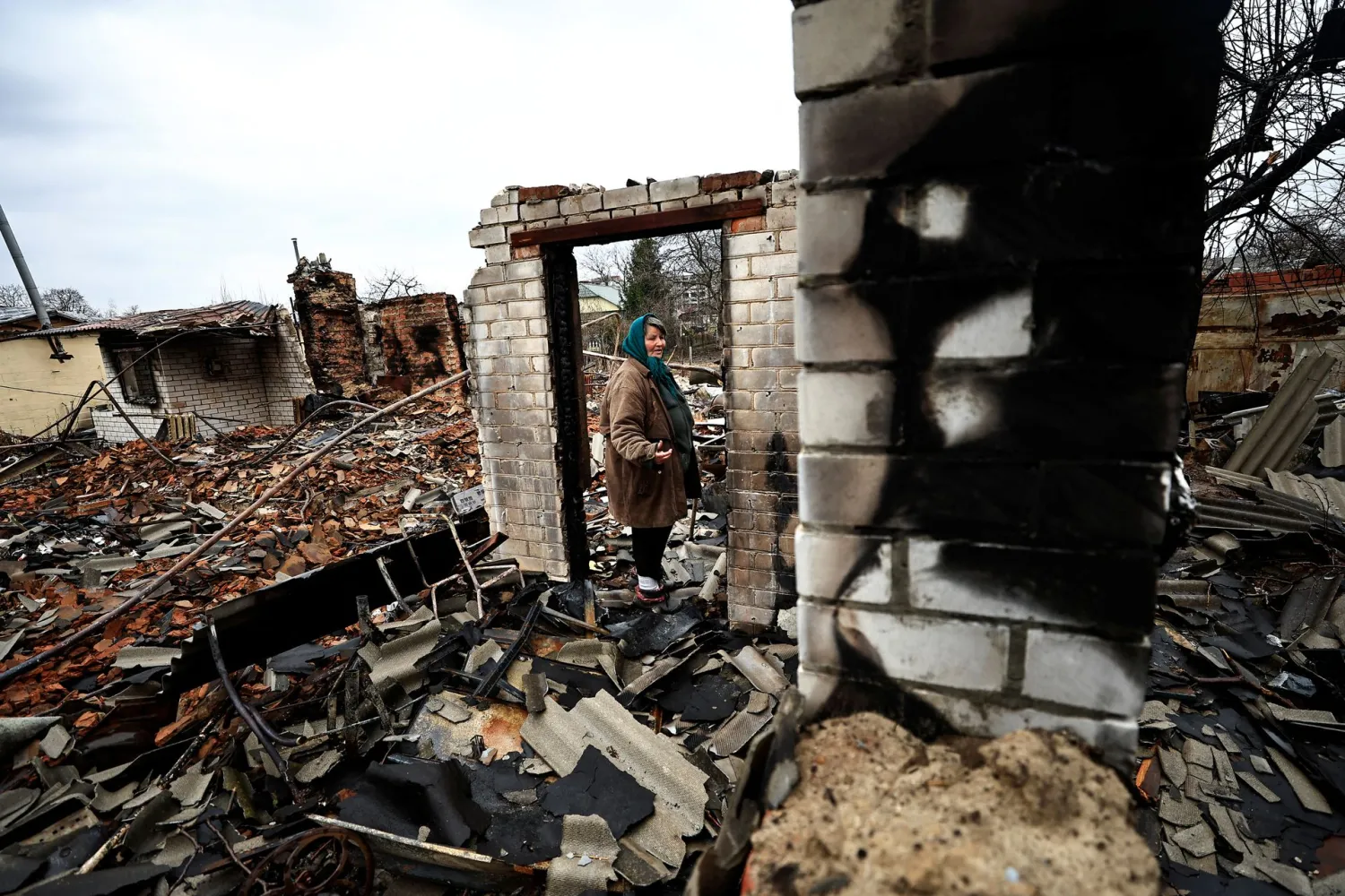Destruction in Ukraine. Reuters file photo