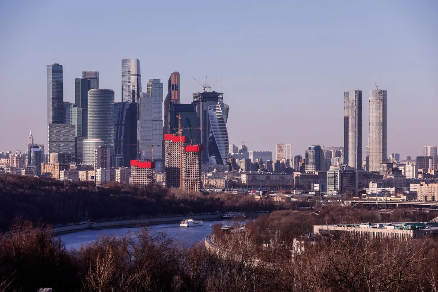 A general view of Moscow International Business Center also known as Moskva City, in Moscow, Russia March 17, 2022. REUTERS/Maxim Shemetov