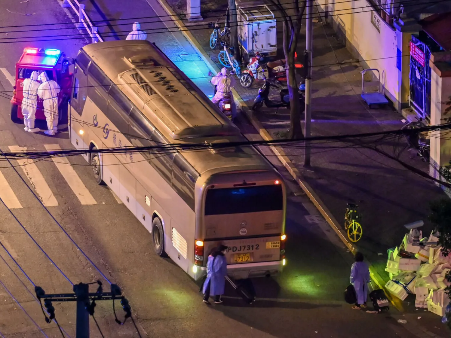 Shanghai has been under a grueling, weekslong lockdown as authorities struggle to rein in a Covid outbreak. Hector RETAMAL AFP
