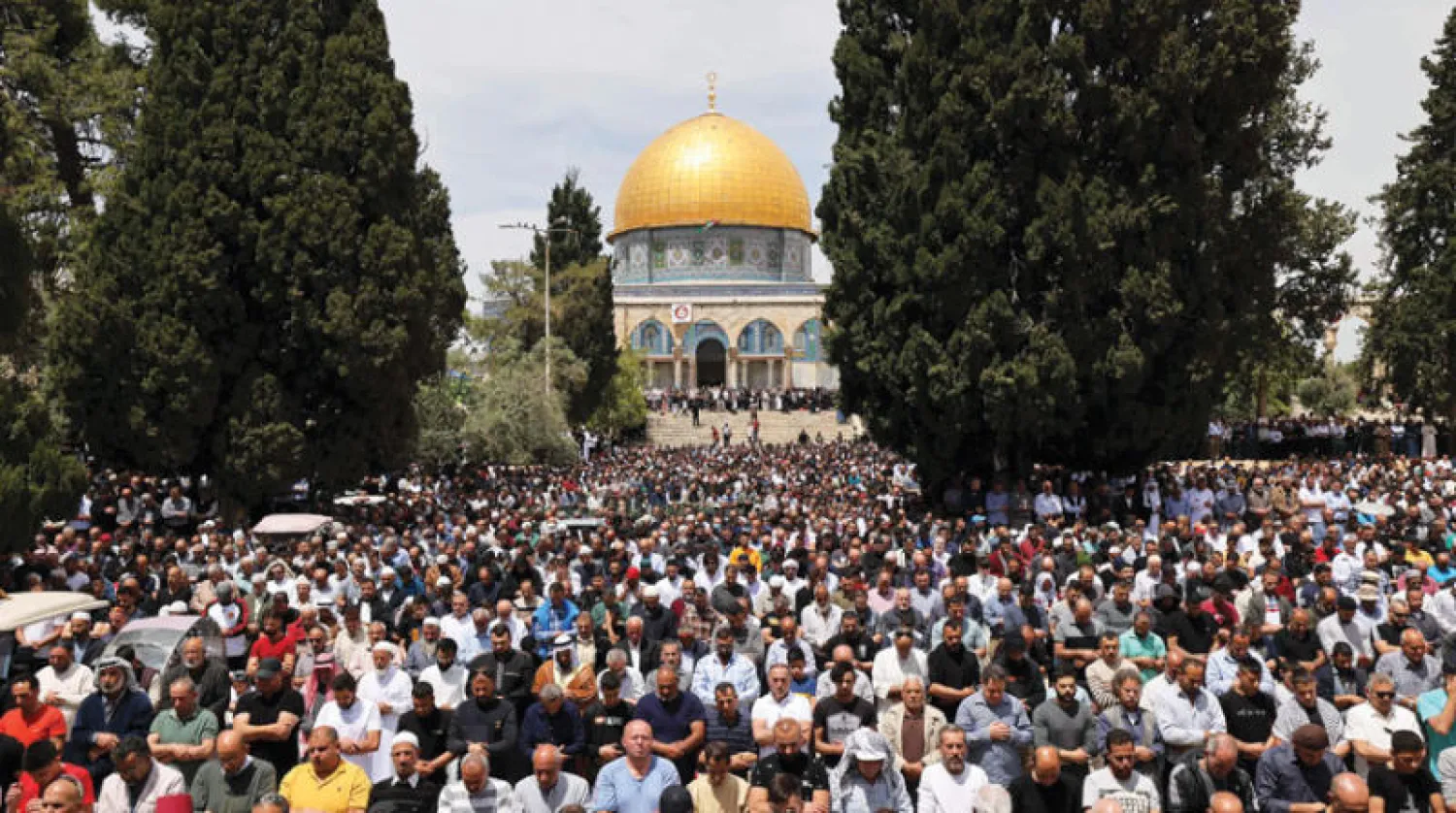 توتر في الجمعة الثالثة بالأقصى