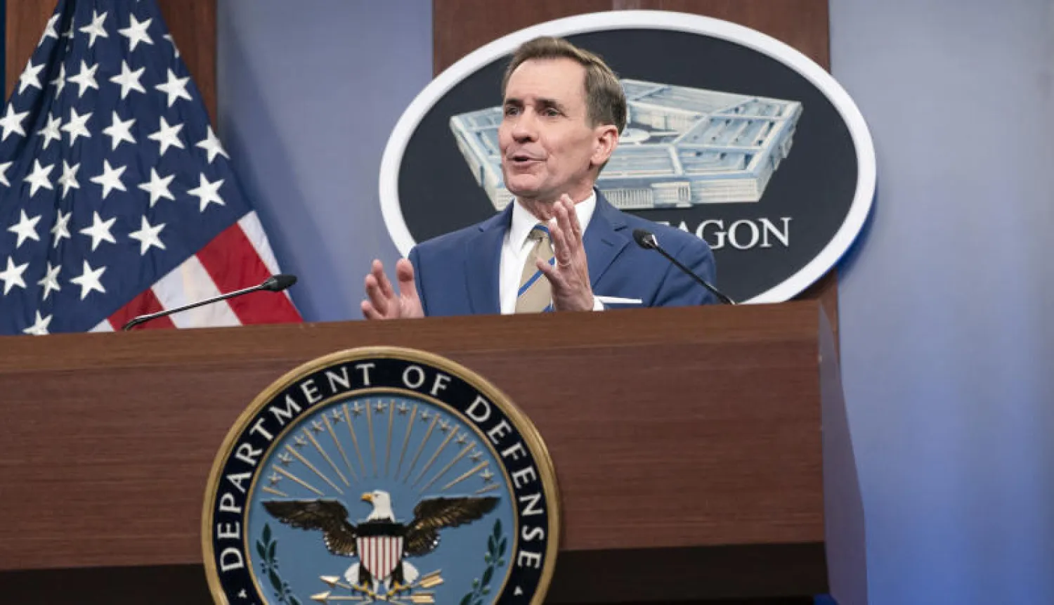 المتحدث باسم البنتاغون جون كيربي (أ.ب)
