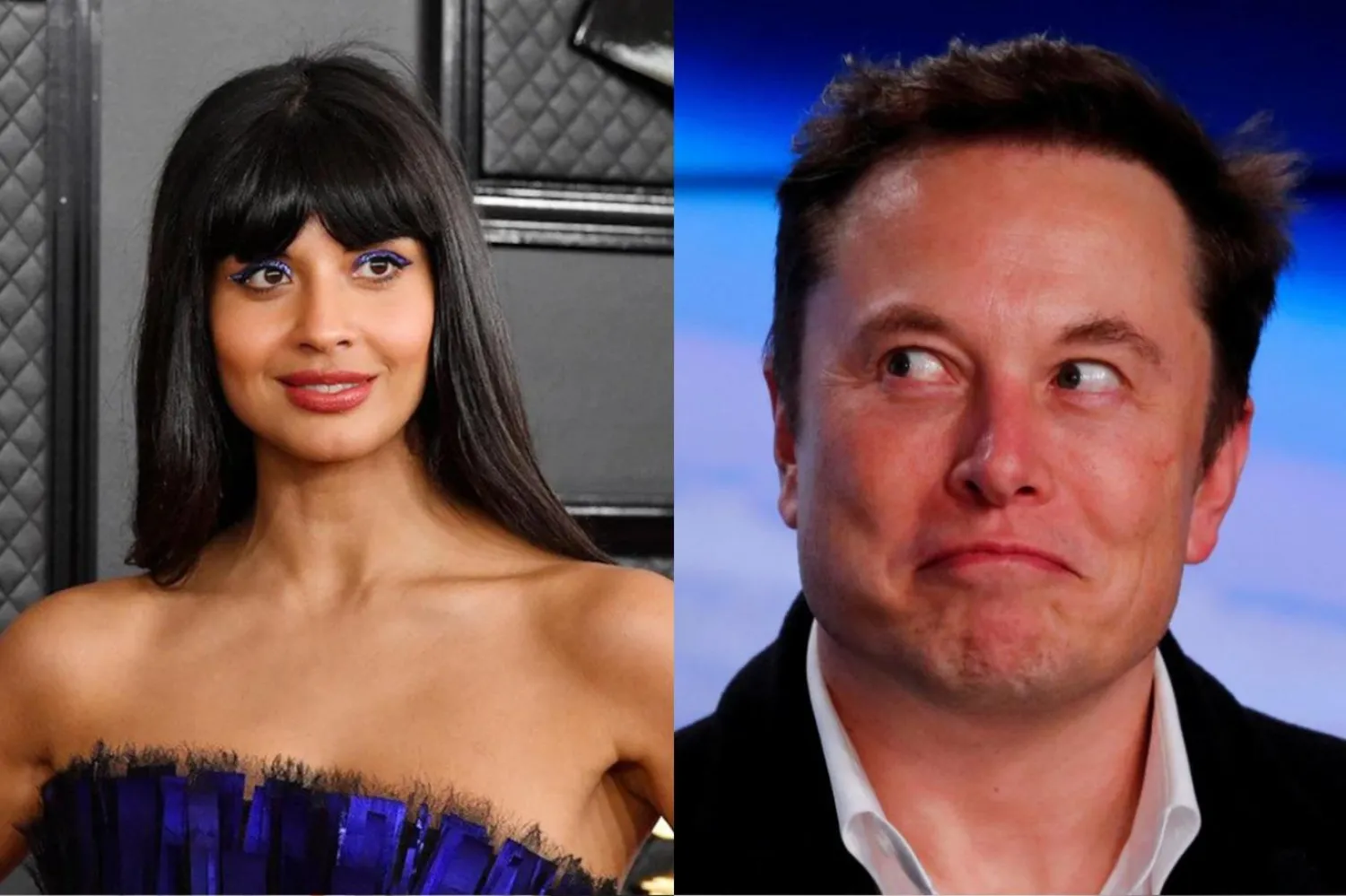 Jameela Jamil ve Elon Musk (AFP & Reuters)

