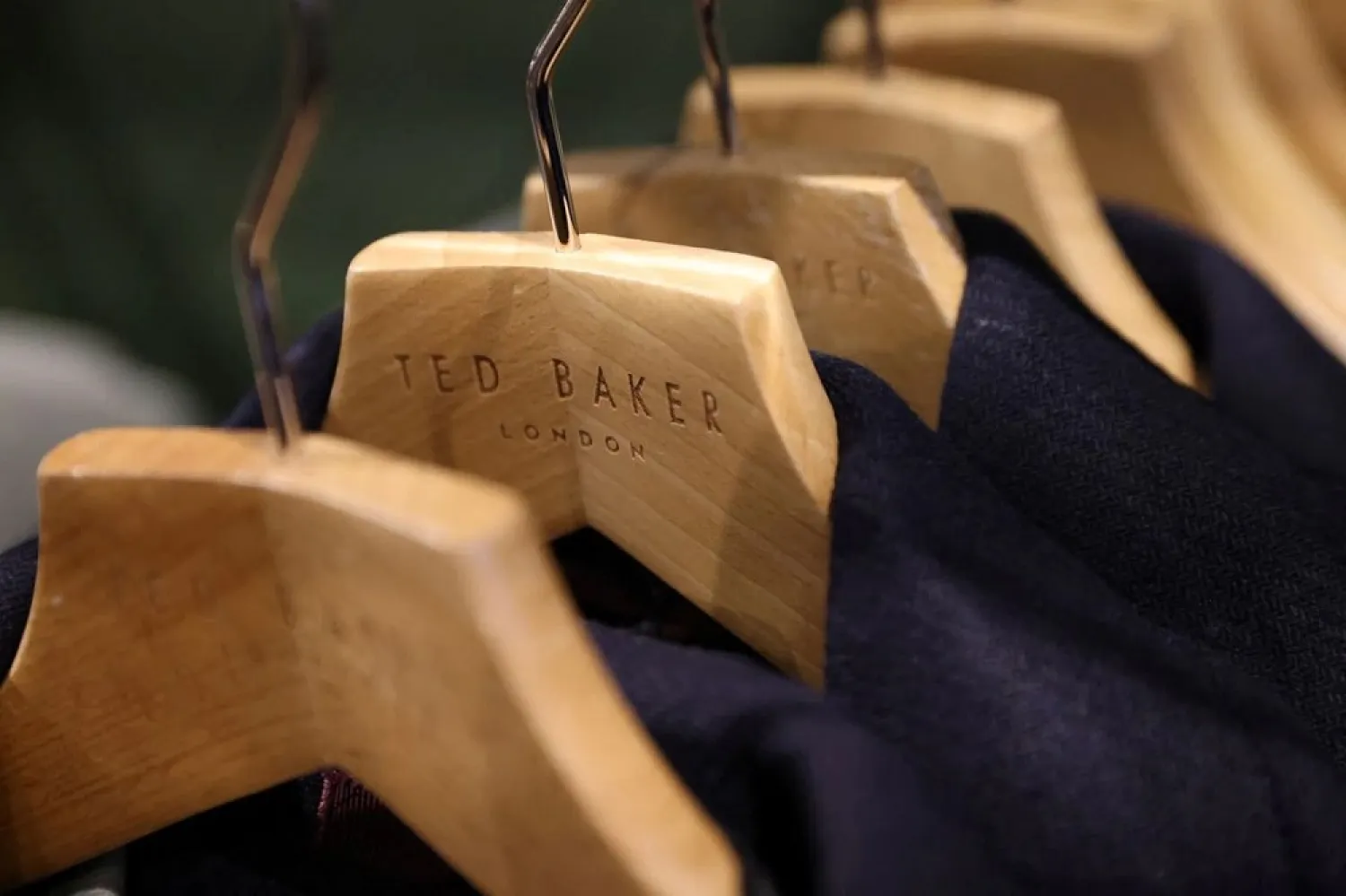 The Ted Baker logo is seen in Central Valley, New York, US, February 15, 2022. (Reuters)