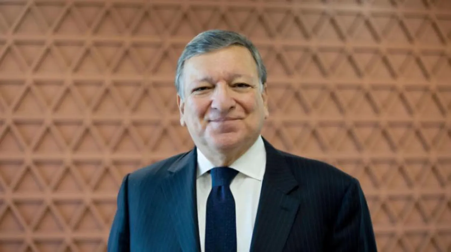 Jose Barroso, the chairman of the Global Vaccine Alliance (GAVI) (Photo: Asharq Al-Awsat)

