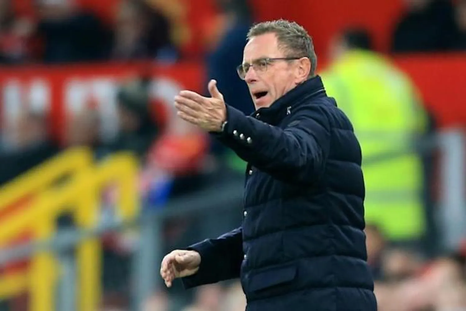 Manchester United interim manager Ralf Rangnick is reportedly set to take charge of Austria (AFP/Lindsey Parnaby)
