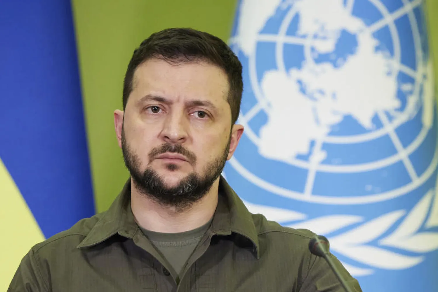 الرئيس الأوكراني فولوديمير زيلينسكي (أ.ب)
