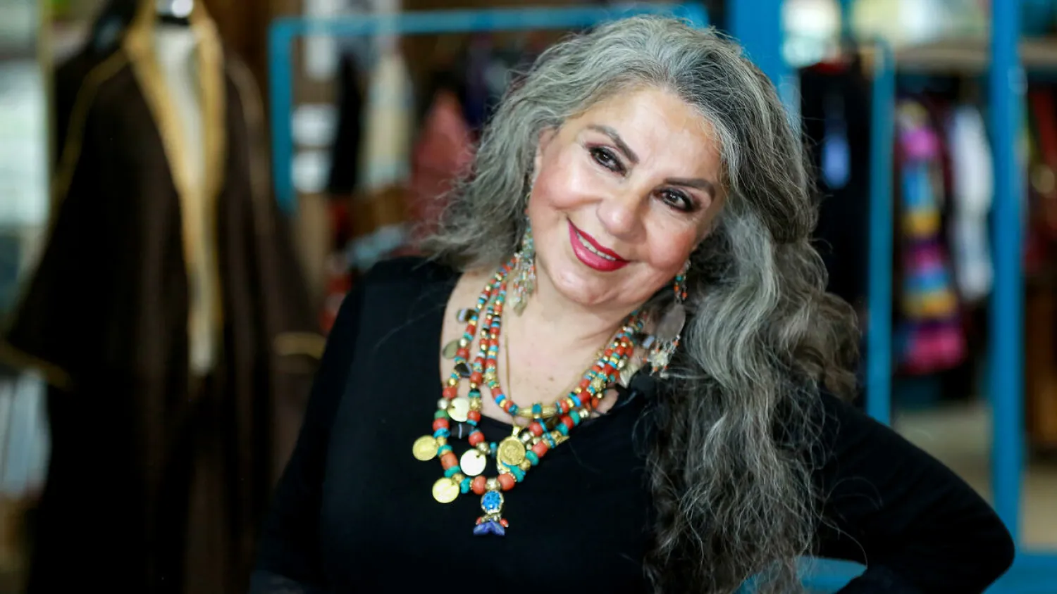 "Arabic calligraphy is the most beautiful," says Hana Sadiq, a Franco-Iraqi fashion designer who lives in Jordan. Khalil MAZRAAWI AFP/File
