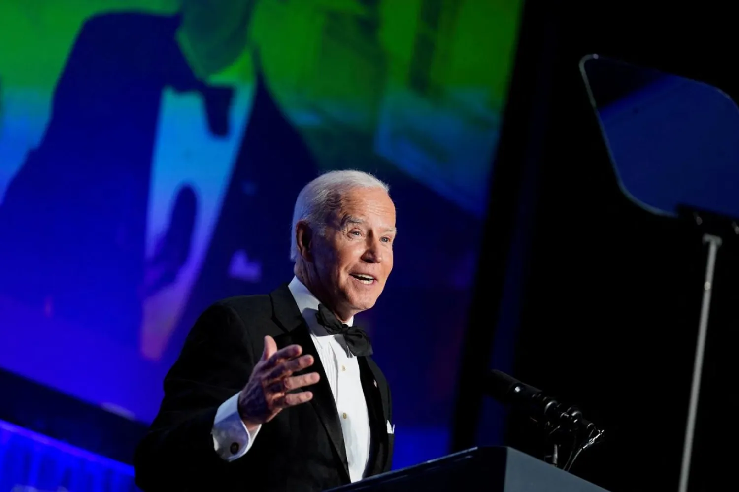 ABD'nin en yaşlı başkanı unvanına sahip olan Joe Biden, sık sık yaptığı gaflarla dikkat çekiyor (Reuters)