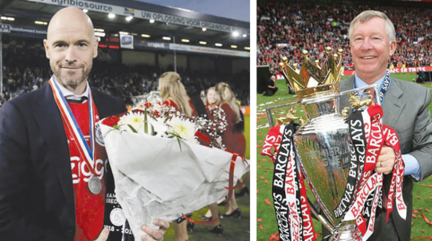 فيرغسون صانع تاريخ يونايتد في العصر الحديث  -  تن هاغ قادم من فريق تتوافر فيه ثقافة التماسك إلى فريق يفتقر إليها (غيتي)