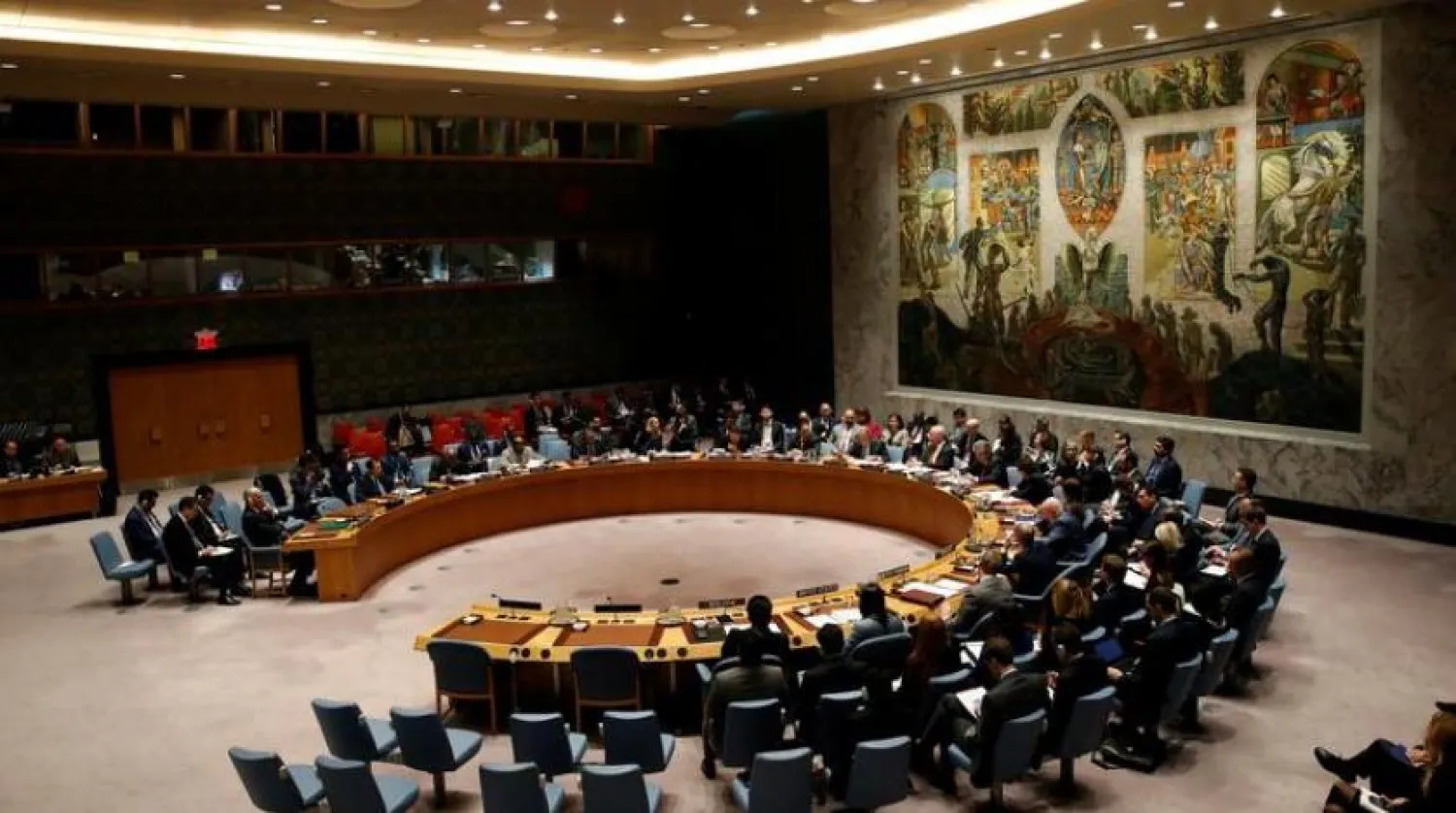The UN Security Council meets at the UN headquarters in New York, US. Reuters file photo
