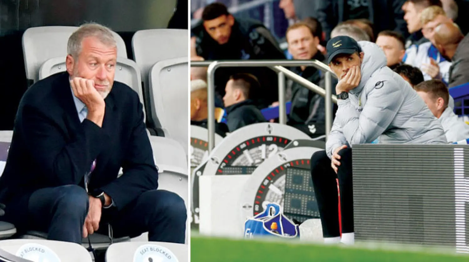 توخيل مدرب تشيلسي يشعر بالضغط بعد رحيل رئيس النادي (رويترز)  -  أبراموفيتش ... هل يدفع ثمن ارتباطه بسياسة بلاده؟ (أ.ب)