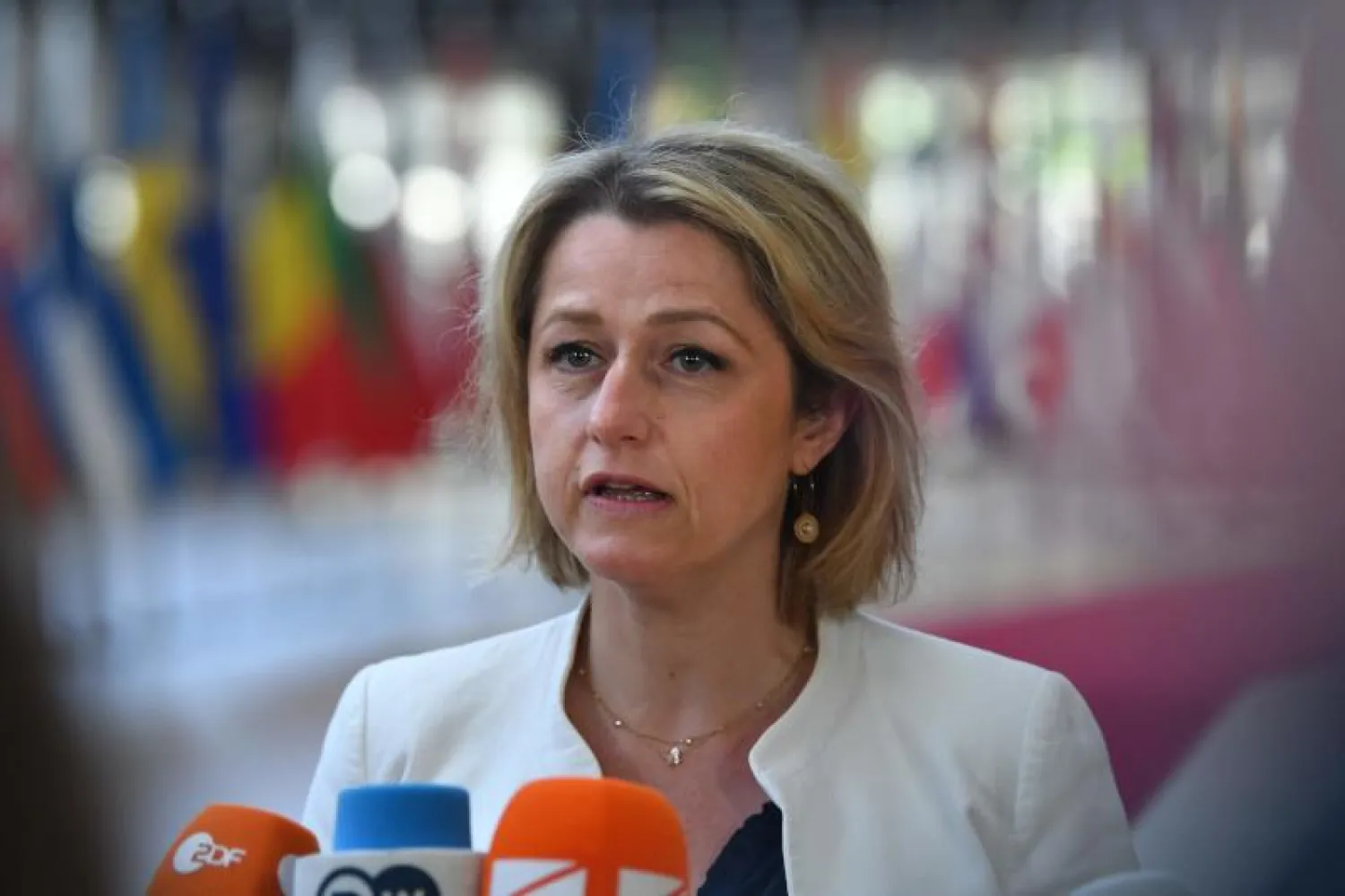 وزيرة البيئة والطاقة الفرنسية باربرا بومبيلي (أ.ف.ب)