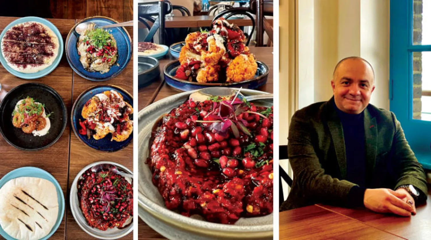 الشيف السوري عماد الأرنب  -  طبق المحمرة والقرنبيط من أشهر الأطباق على لائحة الطعام  -  مجموعة من أطباق الشيف عماد المميزة