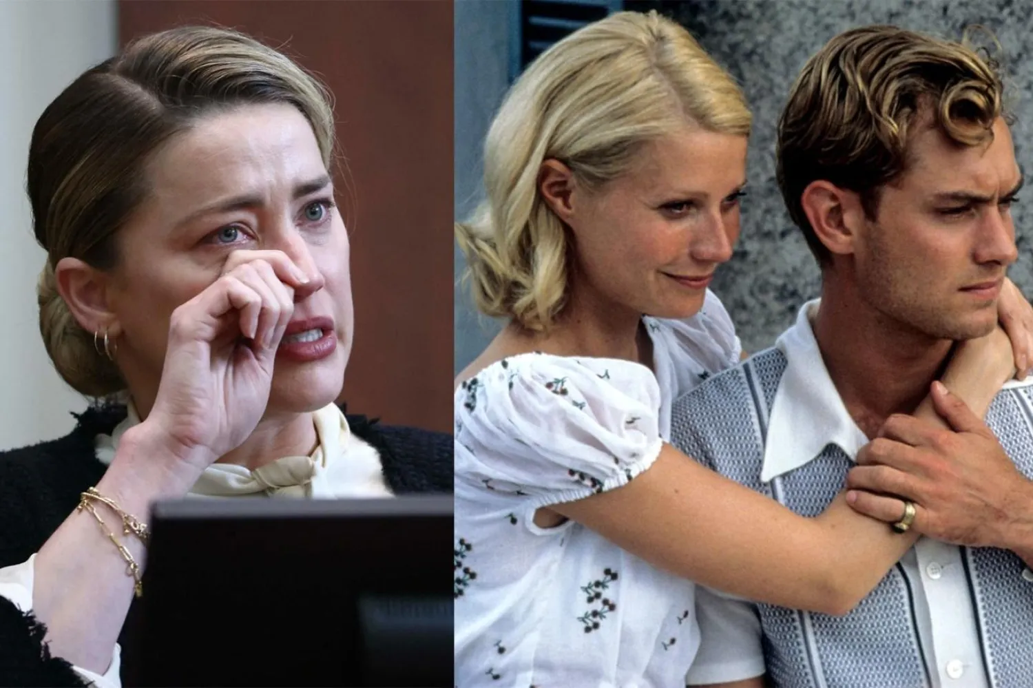 Amber Heard'ün ifadesi, Gwyneth Paltrow'un Yetenekli Bay Ripley'deki repliğine benzetildi (Fotoğraflar: AFP - Miramax)

