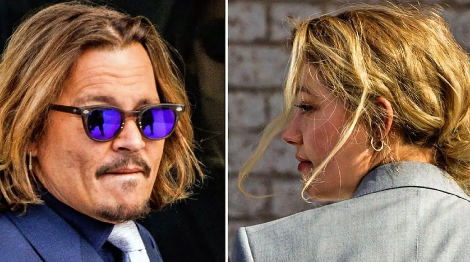 Johnny Depp ve Amber Heard karşı karşıya geldikleri davada birbirlerini istismarla suçluyor (AFP)