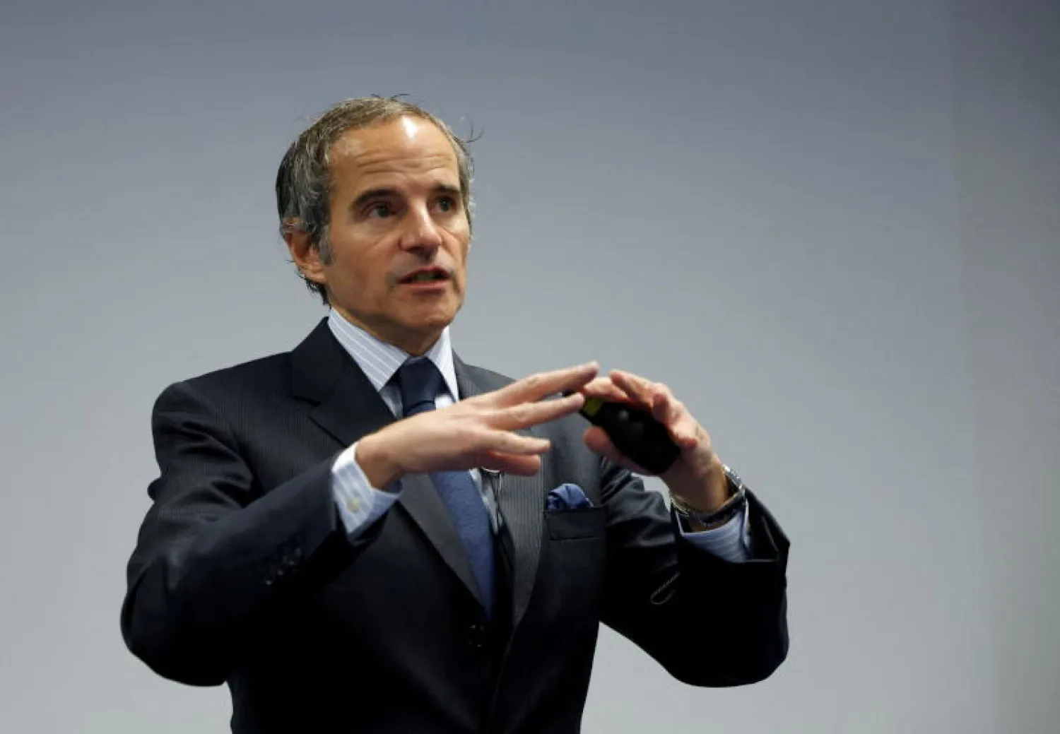 المدير العام للوكالة الدولية للطاقة الذرية رافايل غروسي (رويترز)