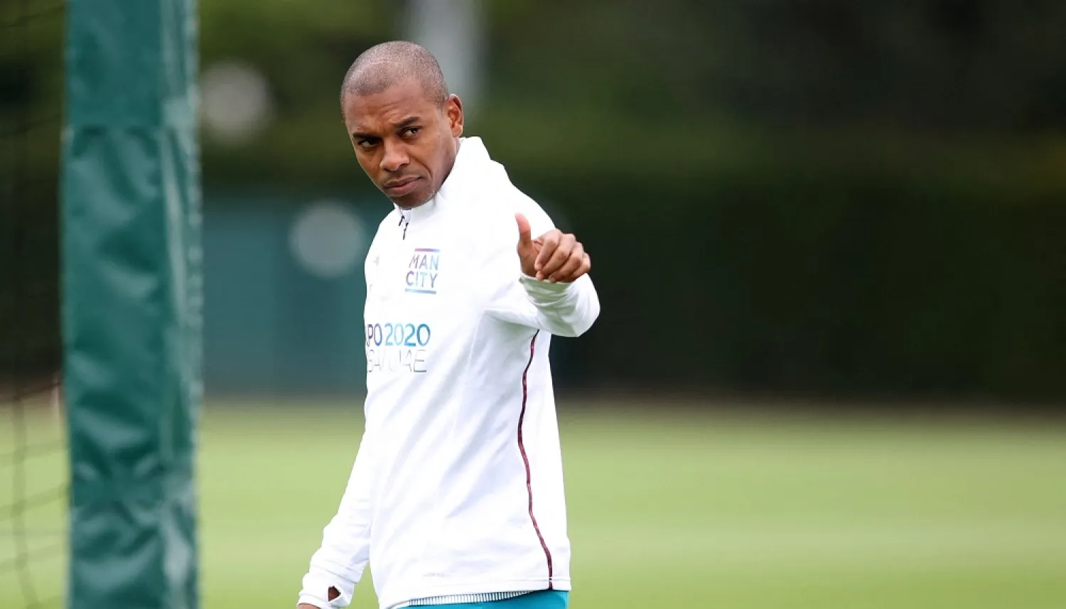Football - Champions League - Manchester City Training - Etihad Campus, Manchester, Britain - May 3, 2022 Manchester City's Fernandinho during training. (Reuters)