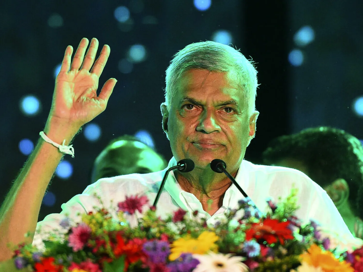 Respected five-time former premier Ranil Wickremesinghe was the frontrunner to head a 'unity government' in Sri Lanka. Ishara S. KODIKARA AFP/File
