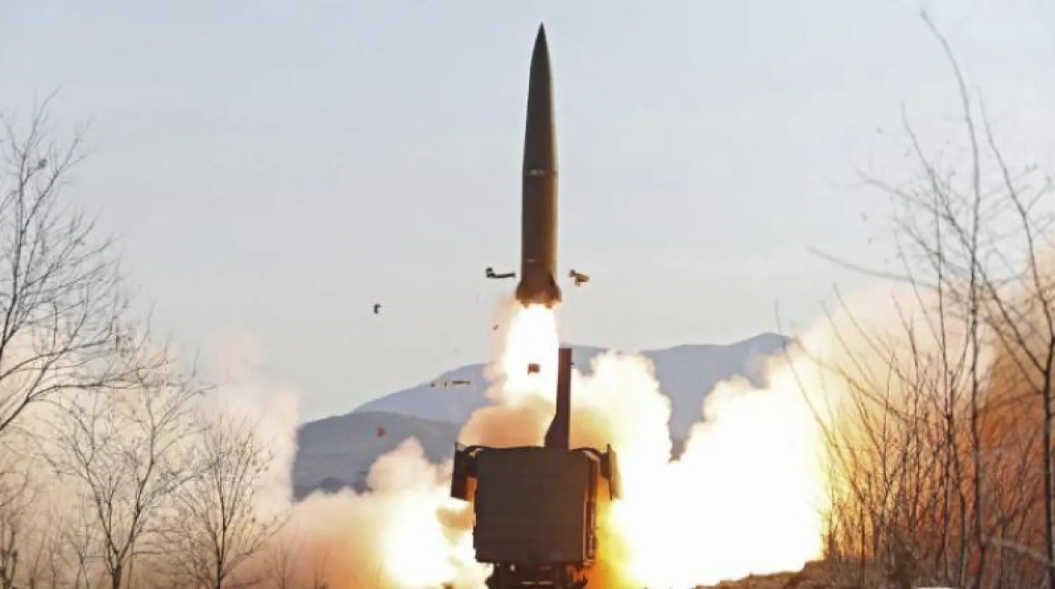 عملية إطلاق سابق لصاروخ في كوريا الشمالية (أرشيفية - أ.ب)