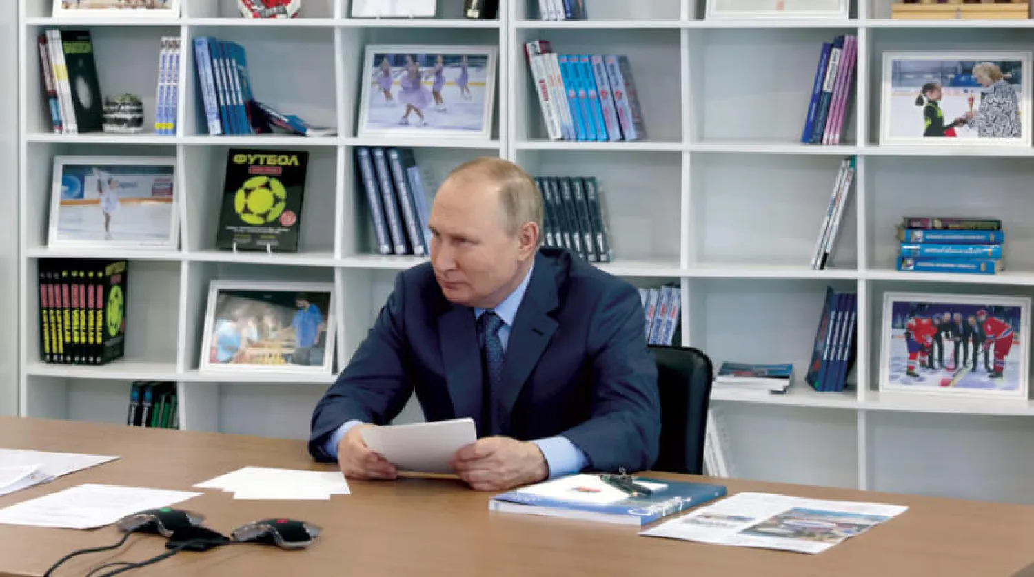 الرئيس الروسي يترأس اجتماعاً حول التعليم في سوتشي يوم 11 مايو (إ.ب.أ)