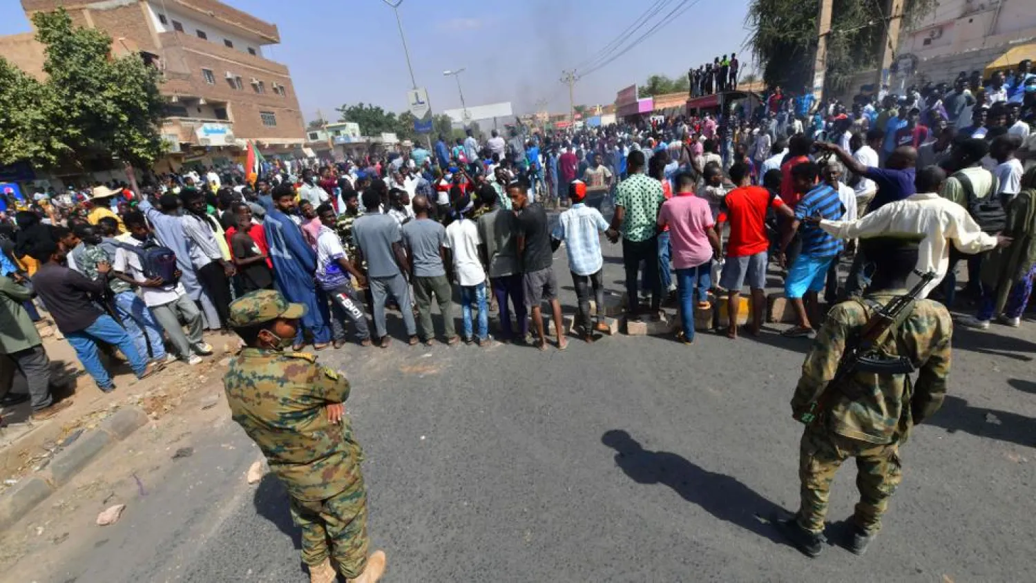 After a failed military coup in Sudan, deep tensions between the military and the civilian administration erupted in Sudan amid rival protests in Khartoum. (AFP) 

 