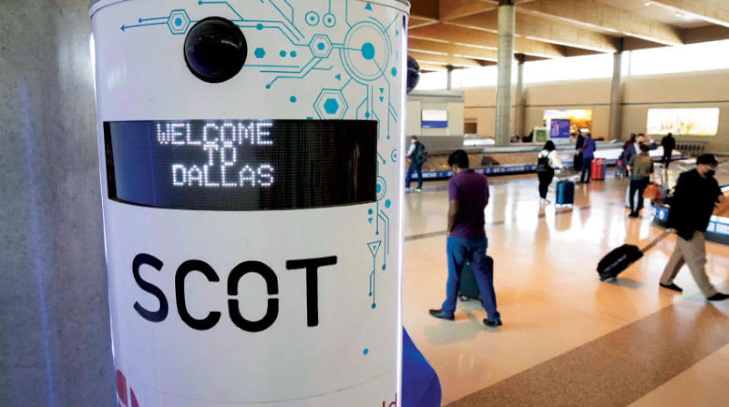 روبوت لمراقبة المسافرين والمتسكّعين داخل المطارات