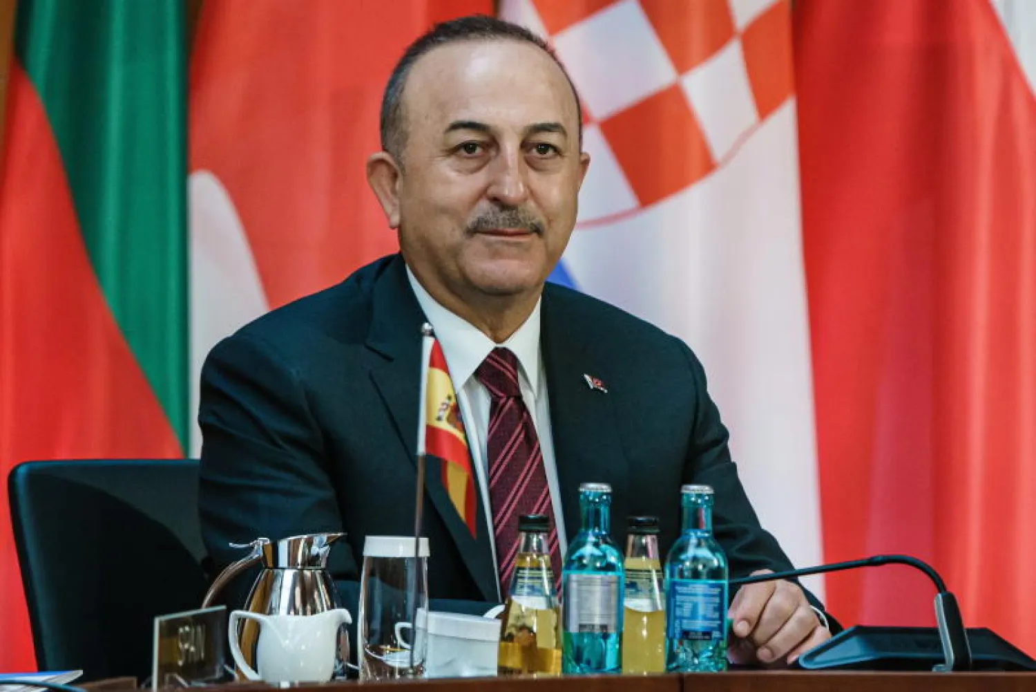 وزير الخارجية التركي مولود تشاووش أوغلو (إ.ب.أ)